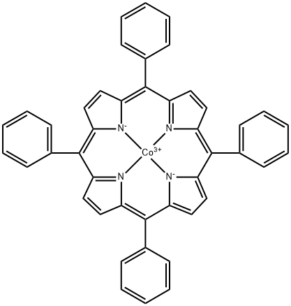 (5,10,15,20-Tetraphenylporphyrinato)cobalt(III) 구조식 이미지