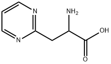 2-Pyrimidinepropanoic acid, α-amino- (9CI) Structure