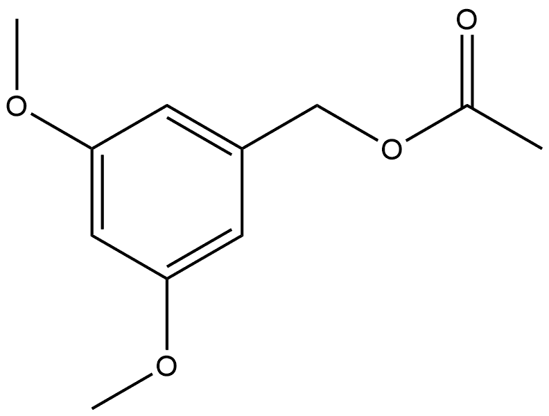 Benzenemethanol, 3,5-dimethoxy-, 1-acetate Structure