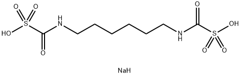 Methansulfonic acid (1,6-hexanediyl-diimino)bis[1-oxo, disodium salt Structure