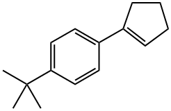 1-(tert-butyl)-4-(cyclopent-1-en-1-yl)benzene 구조식 이미지