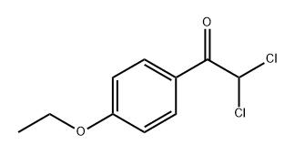 2,2-dichloro-1-(4-ethoxyphenyl)ethanone 구조식 이미지