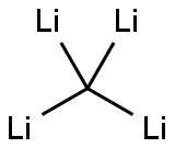 Lithium carbide (Li4C) Structure