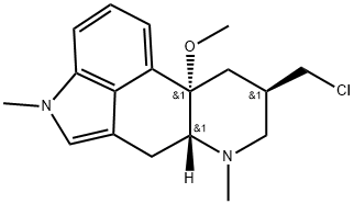 Ergoline, 8-(chloromethyl)-10-methoxy-1,6-dimethyl-, (8β)- (9CI) 구조식 이미지