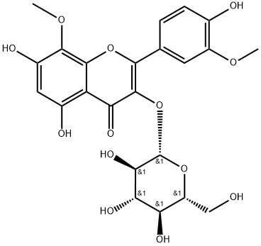 Limocitrin 3-O-β-D-glucopyranoside Structure