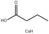 cesium butyrate Structure