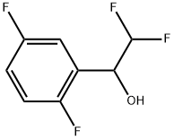 Benzenemethanol, α-(difluoromethyl)-2,5-difluoro- Structure