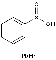 Benzenesulfinic acid, lead(2+) salt (2:1) Structure