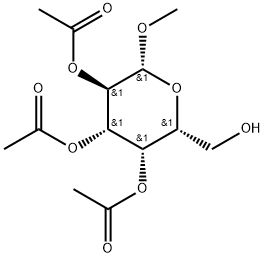 Methyl 2,3,4-tri-O-acetyl-β-D-galactopyranoside Structure