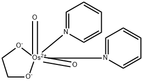 에탄-1,2-디올레이토)디옥소비스(피리딘)오스뮴(VI) 구조식 이미지