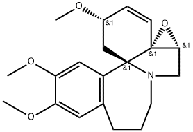 C-Homoerythrinan, 1,2-didehydro-6,7-epoxy-3,15,16-trimethoxy-, (3alpha ,6xi)- Structure