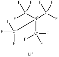 Borate(1-), tetrakis(trifluoromethyl)-, lithium (1:1) Structure