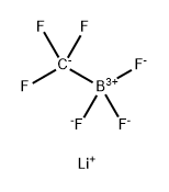 Borate(1-), trifluoro(trifluoromethyl)-, lithium (1:1), (T-4)- Structure