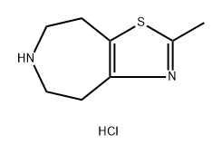 2-Methyl-5,6,7,8-tetrahydro-4H-thiazolo[4,5-d]azepine hydrochloride Structure