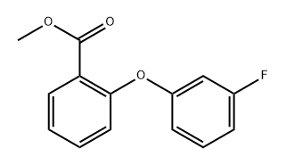 methyl 2-(3-fluorophenoxy)benzoate Structure