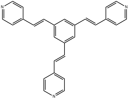 Pyridine, 4,4',4''-[1,3,5-benzenetriyltri-(1E)-2,1-ethenediyl]tris- Structure