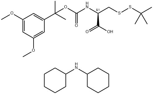 DDZ-CYSS(TBU)-OH DCHA 구조식 이미지