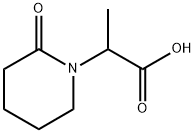 1-Piperidineacetic acid, α-methyl-2-oxo- Structure