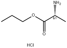 D-Alanine, propyl ester, hydrochloride (1:1) 구조식 이미지