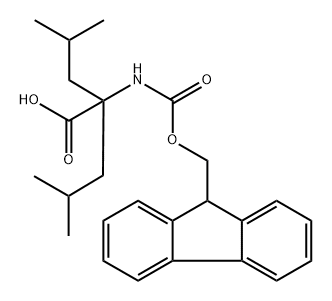 Fmoc-2,2-diisobutylglycine 구조식 이미지