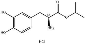 3-hydroxy- L-Tyrosine 1-methylethyl ester, hydrochloride (1:1) Structure