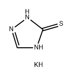 3H-1,2,4-Triazole-3-thione, 1,2-dihydro-, potassium salt (1:1) Structure