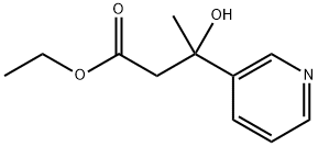 ethyl 3-hydroxy-3-(pyridin-3-yl)butanoate Structure