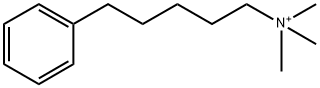 Benzenepentanaminium, N,N,N-trimethyl- Structure