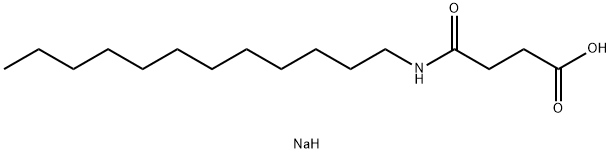 Butanoic acid, 4-(dodecylamino)-4-oxo-, sodium salt (1:1) Structure