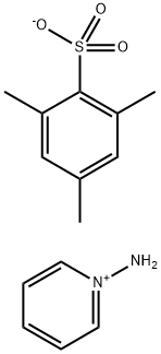 Pyridinium, 1-amino-, 2,4,6-trimethylbenzenesulfonate (1:1) Structure