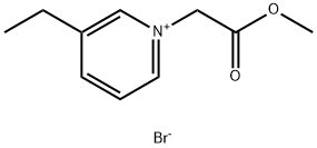 Pyridinium, 3-ethyl-1-(2-methoxy-2-oxoethyl)-, bromide (1:1) Structure