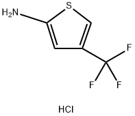 2-Thiophenamine, 4-(trifluoromethyl)-, hydrochloride (1:1) Structure