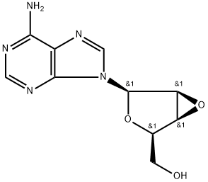 1-O-(6-Amino-9H-purin-9-yl)-2,3-anhydro-β-D-lyxofuranose Structure