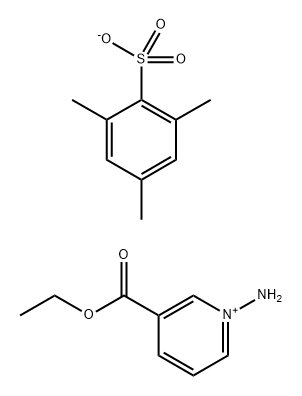 1-amino-3-(ethoxycarbonyl)pyridin-1-ium Structure