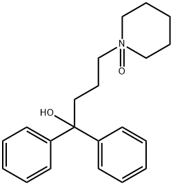 1-Piperidinebutanol, α,α-diphenyl-, 1-oxide Structure