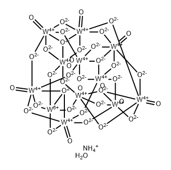 AMMONIUM METATUNGSTATE HYDRATE  >=66.5%& 구조식 이미지