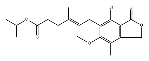 Isopropyl Mycophenolate Structure