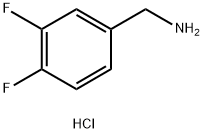 3,4-Difluorophenylmethylammonium Chloride 구조식 이미지