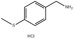 4-(methylsulfanyl)phenyl]methanamine hydrochloride Structure