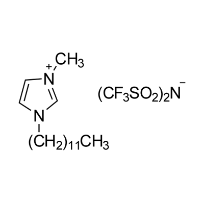 1-DODECYL-3-METHYLIMIDAZOLIUMBIS(TRIFLUOROMETHYLSULFONYL)이미드 구조식 이미지