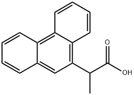 α-Methyl-9-phenanthreneacetic acid Structure
