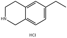 6-Ethyl-1,2,3,4-tetrahydro-isoquinoline.HCl salt 구조식 이미지