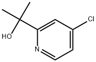 2-Pyridinemethanol, 4-chloro-α,α-dimethyl- Structure