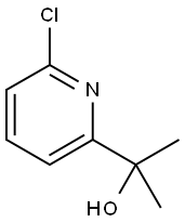6-클로로-알파,A-디메틸-2-피리딘메탄올 구조식 이미지
