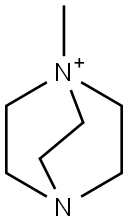 1-methyl-4-Aza-1-azoniabicyclo[2.2.2Joctane Structure