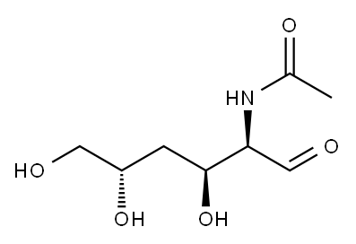 2-Acetamido-2,4-dideoxy-D-xylo-hexose Structure