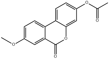 Urolithin A 8-Methyl Ether Acetate Structure