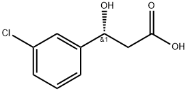 Benzenepropanoic acid, 3-chloro-β-hydroxy-, (βR)- Structure