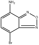 7-Bromobenzo[c][1,2,5]oxadiazol-4-amine 구조식 이미지