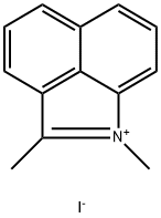 Benz[cd]indolium, 1,2-dimethyl-, iodide (1:1) 구조식 이미지